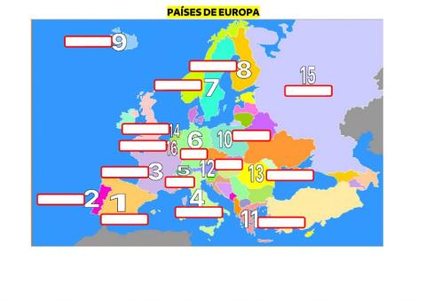 Paises de europa