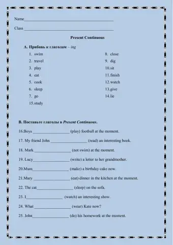 Spotlight 6. Module 5.Present Continuous.