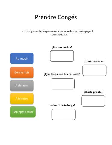 Prendre Congés
