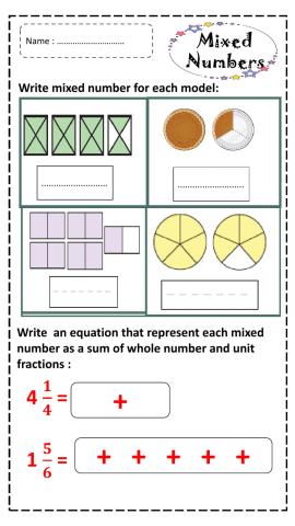 Mixed numbers 2
