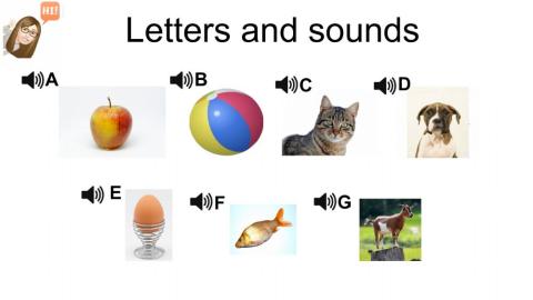 Letters and sounds
