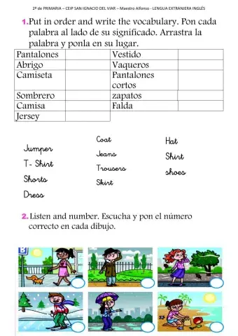 San Ignacio del Viar 2º UNIT 3 REPASO