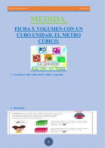 Medida. Ficha 5.