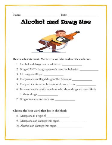 Alcohol and Drugs