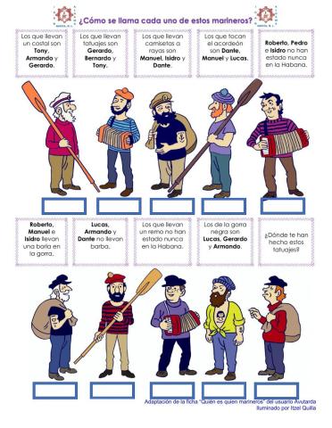 ¿Quien es quien marinero?