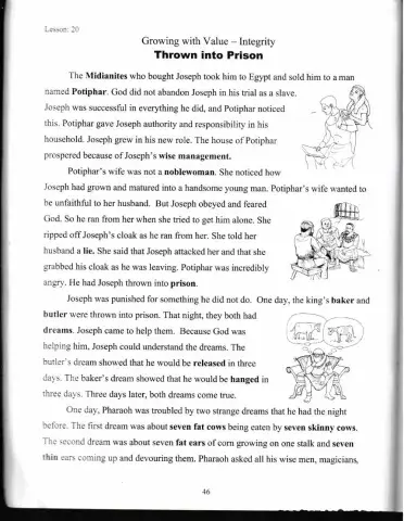 Growing with Values: Integrity