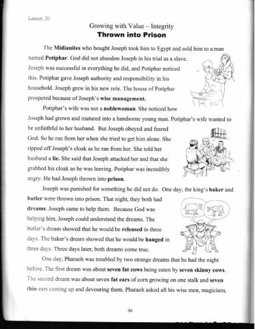 Growing with Values: Integrity