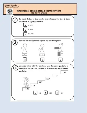 Diagnostico de matematica
