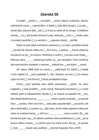 Jizerská 50
