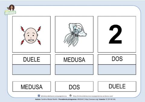 Duele, dos, medusa