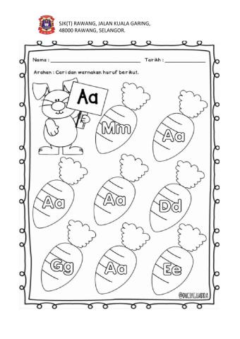 Jom kenal haruf abcd