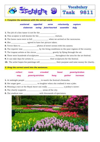 Spotlight 9 Task 9811