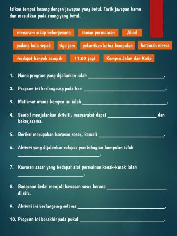 Sepakat Jaga Kebersihan