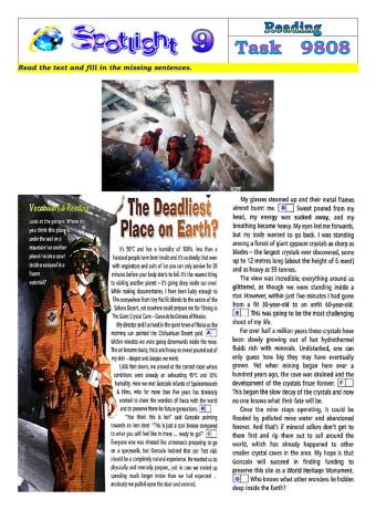 Spotlight 9 Task 9808