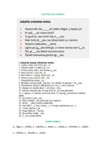 Pasitikrink rašybą