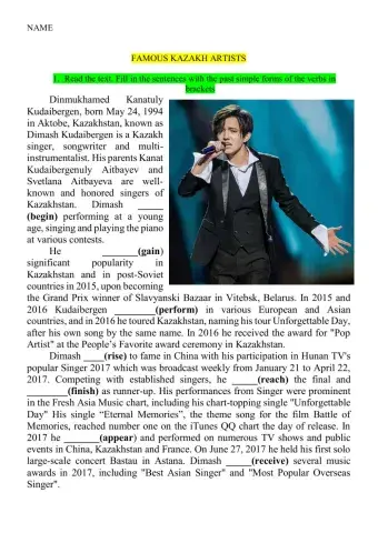 Famous kazakh artists