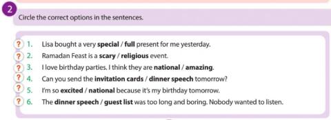 Grade 7 Unıt 6 Celebration 3 2 choose the best one (nartest yyn)