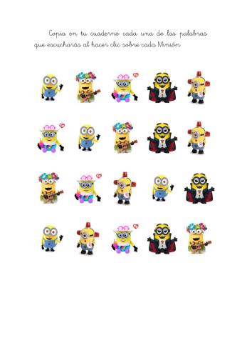 Dictado minion