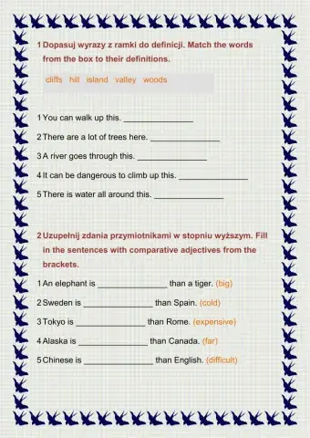 Nature and comparative adjectives