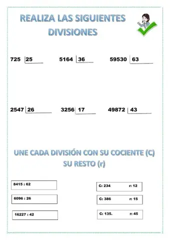 Divisiones dos cifras