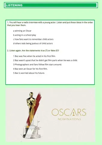 Listening and reading