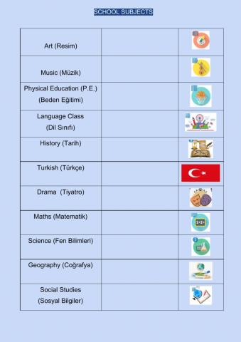 School Subjects