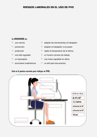 Ergonomía con PVD