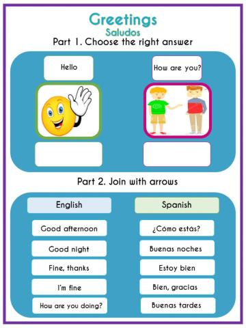 Greetings - Saludos