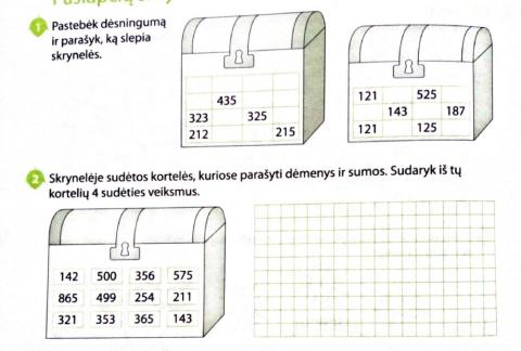 Sudėtis ir atimtis iki 1000 (2)