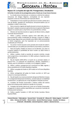 España del siglo XIX