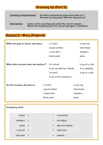 Dressing up (part 5)