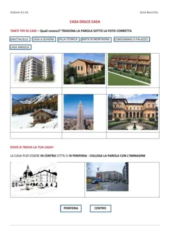 A1-A2 - Casa dolce casa - seconda versione