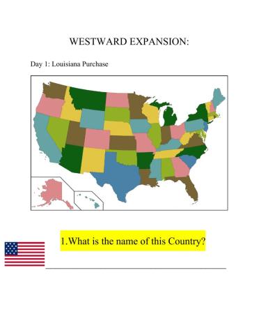 Westward Expansion: Louisiana Purchase