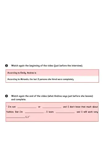 The Devil Wears Prada - job interview (part 2)