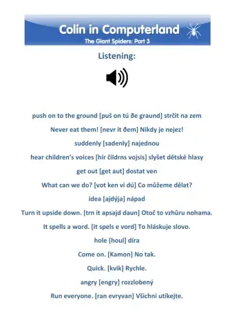 Colin: The Giant Spiders, part 3