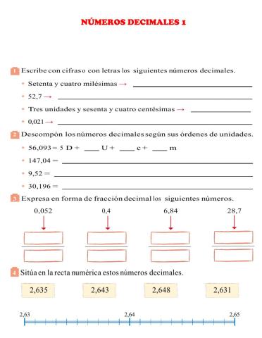 Números decimales