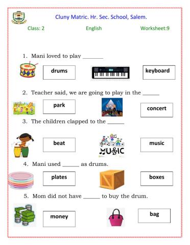 Class 2 English
