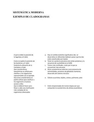 Cladogramas