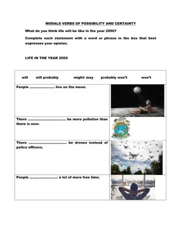 Modals of prediction