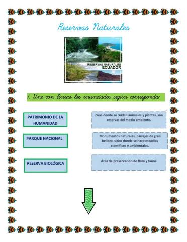 Reservas Naturales del Ecuador