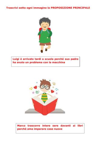 La proposizione principale