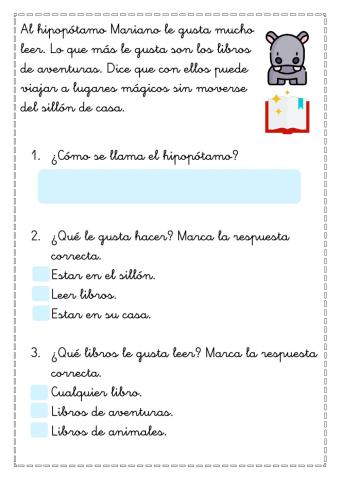 Comprensión lectora 2