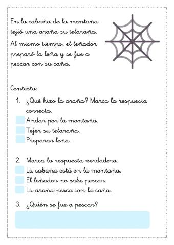 Comprensión lectora 4