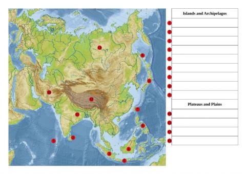 Asian islands and plateaus 2