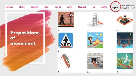 Prepositions of movement