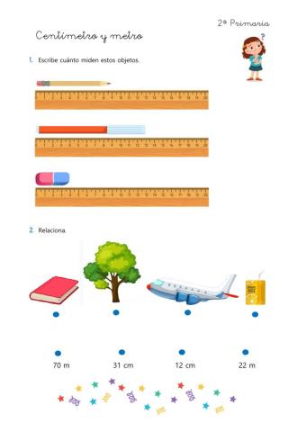 Centímetros y metros
