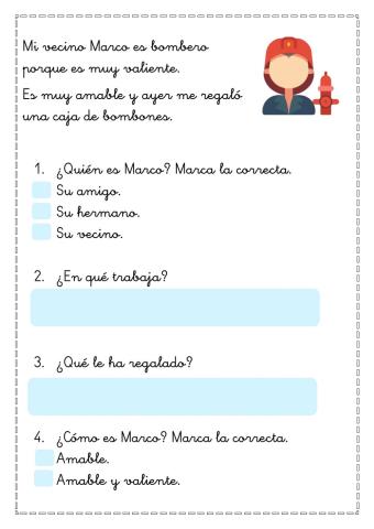 Comprensión lectora 7