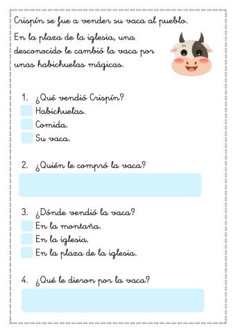 Comprensión lectora 10