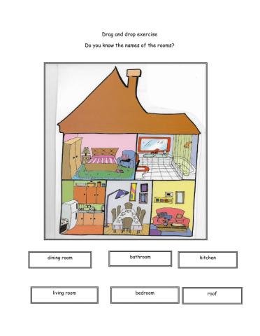 Rooms of the house-Magic Book.2