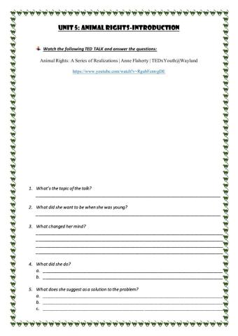 Animal rights-Ted talk